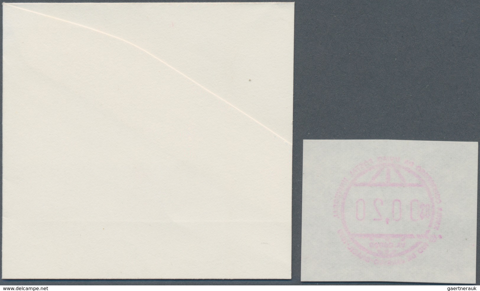 Brasilien - Automatenmarken: 1979, 15 Sep, UPU Congress, 0.20cr. Lilac Mint Never Hinged And 2.50cr. - Franking Labels