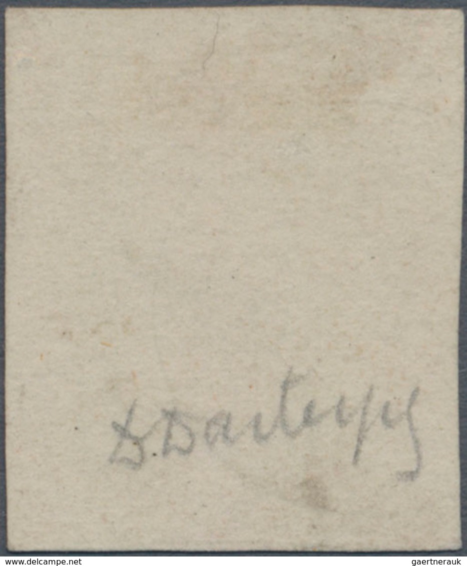 Britisch-Guyana: 1857, Ship Type Definitive 1c. Dull Red (type C) Imperforate With Good To Wide Marg - Brits-Guiana (...-1966)