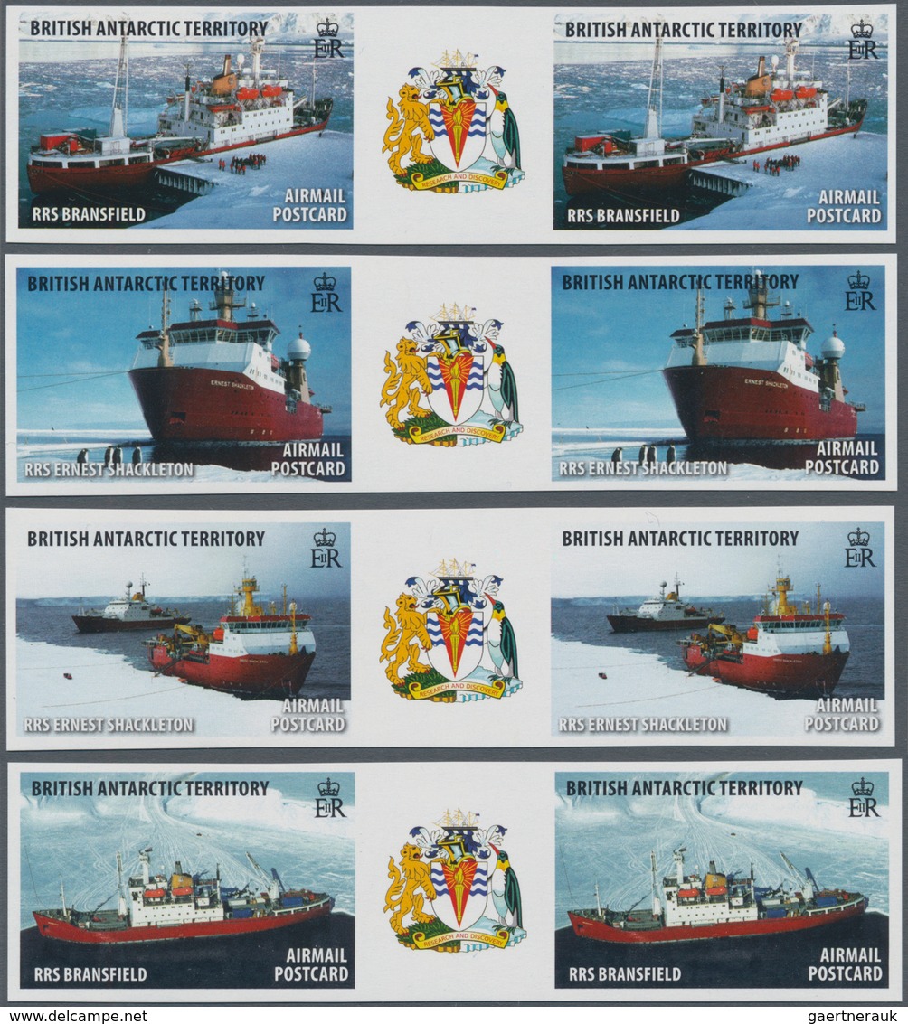 Britische Gebiete In Der Antarktis: 2011, Research Ships Part Set Of Four Different Stamps (RRS Bran - Unused Stamps