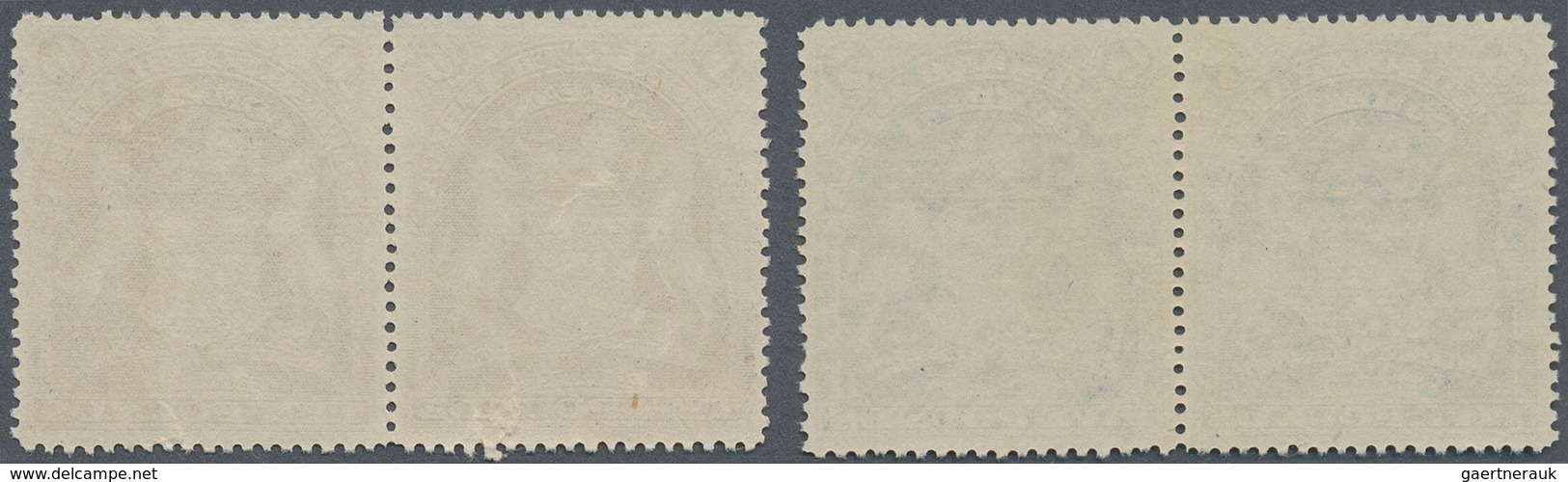 Britische Südafrika-Gesellschaft: 1901, £5 Deep Blue And £10 Lilac, Each In Horizontal Pair, Unused - Ohne Zuordnung