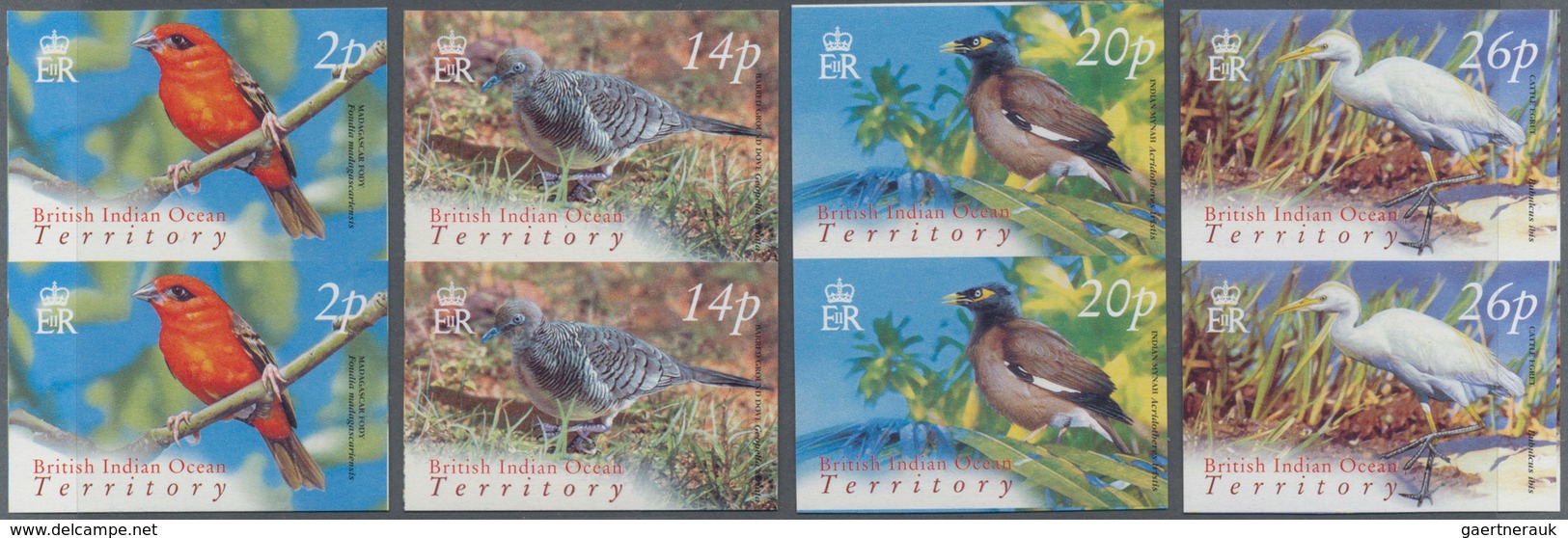 Britisches Territorium im Indischen Ozean: 2004, Bird definitives complete set of twelve in vertical