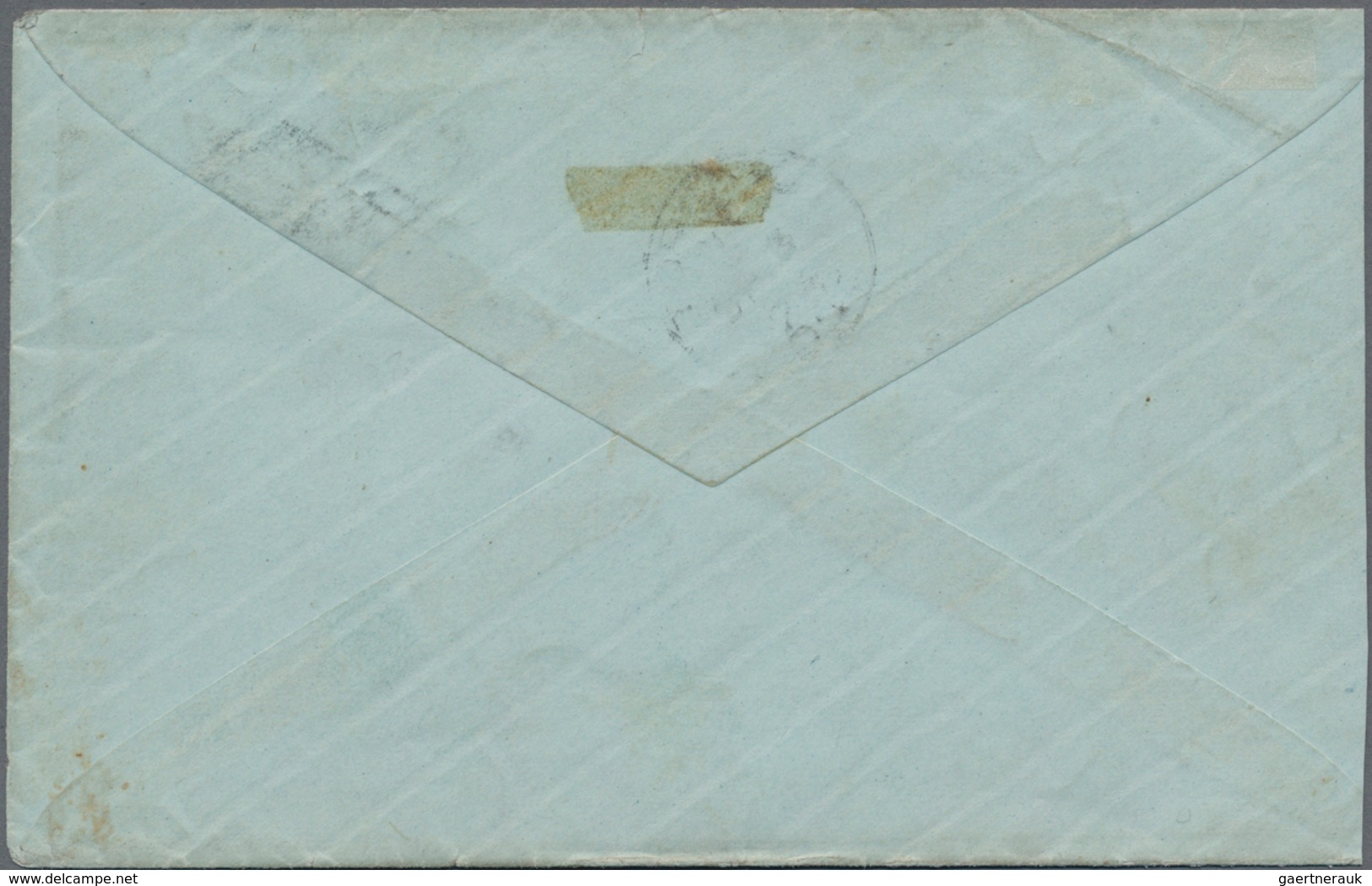 Neufundland: 1898, 2c. Bluish Green And Rouletted 3c. Blue On Cover From "ST.JOHN'S AU 2 98" To Toro - 1857-1861