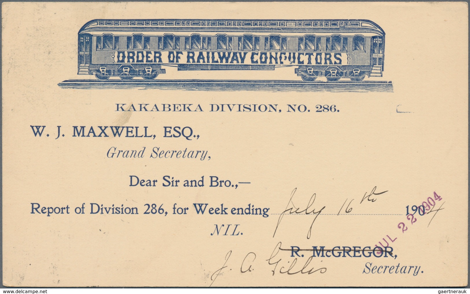 Canada - Ganzsachen: 1897/1904. Lot Of 3 Different Private Postcards One Cent: "The Cheapest Crocker - 1903-1954 De Koningen