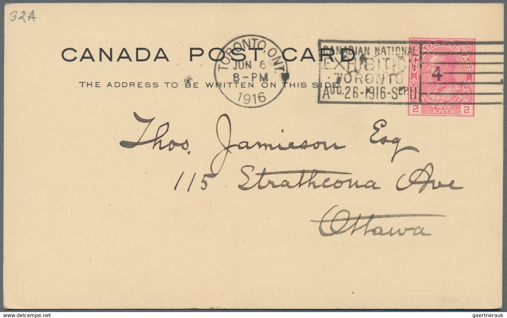 Canada - Stempel: 1913/1919, Four Postal Stationery Cards With Special Cancels: "THE STAMPED WINNIPE - Postgeschiedenis
