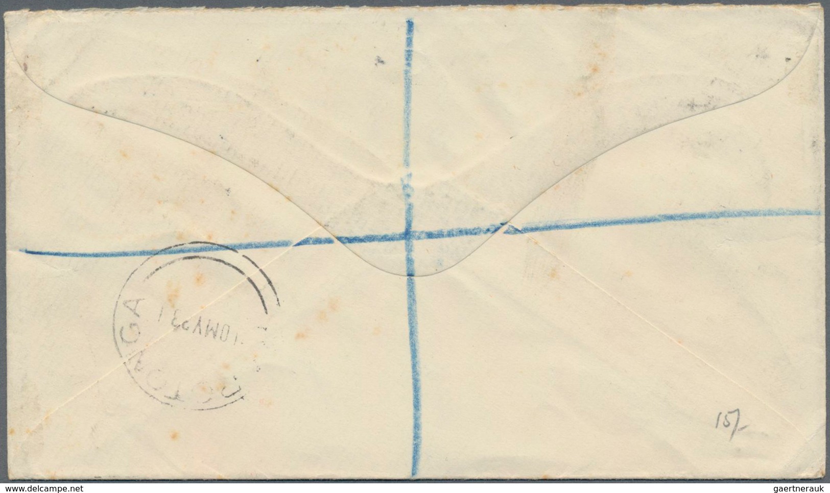 Cook-Inseln: 1930/1931, Two Registered Covers From MANIHIKI-Islands With Different Cancels To Great - Cook