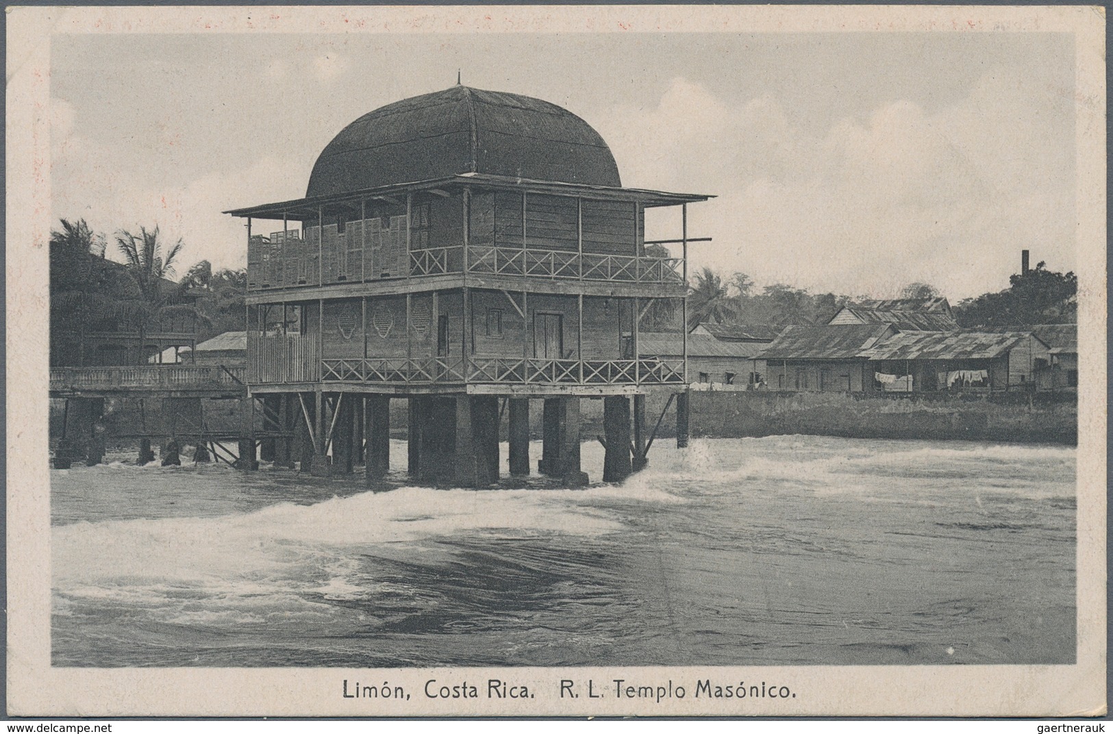 Costa Rica: 1923, Pictorial Stat. Postcard 4c. Red 'Coffee Plant' With Red Advert. 'Drink Costa Rica - Costa Rica