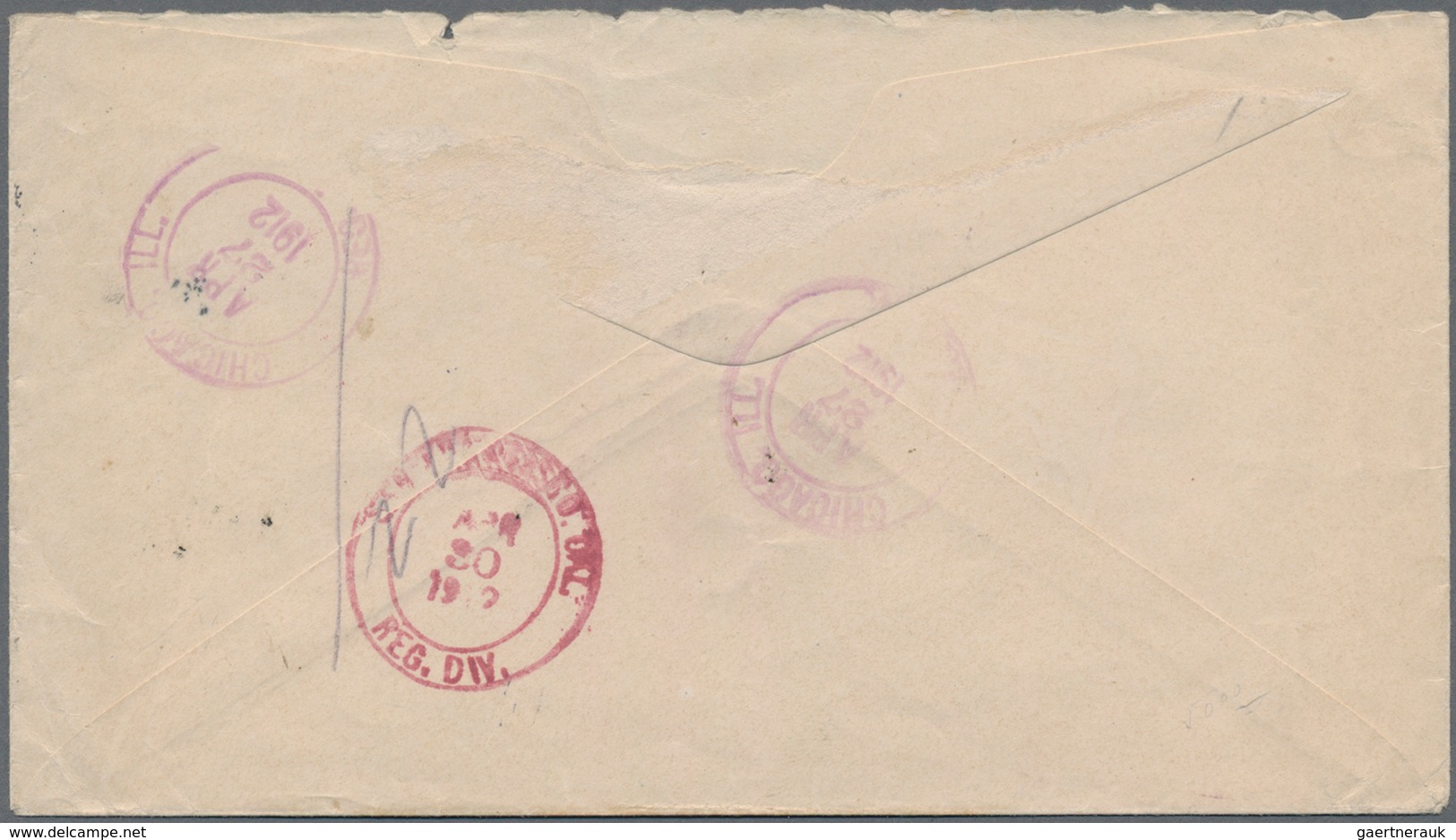 Cuba: 1912/1920, Two Registered Avis De Reception Letters From Havanna To San Francisco Resp. New Yo - Autres & Non Classés