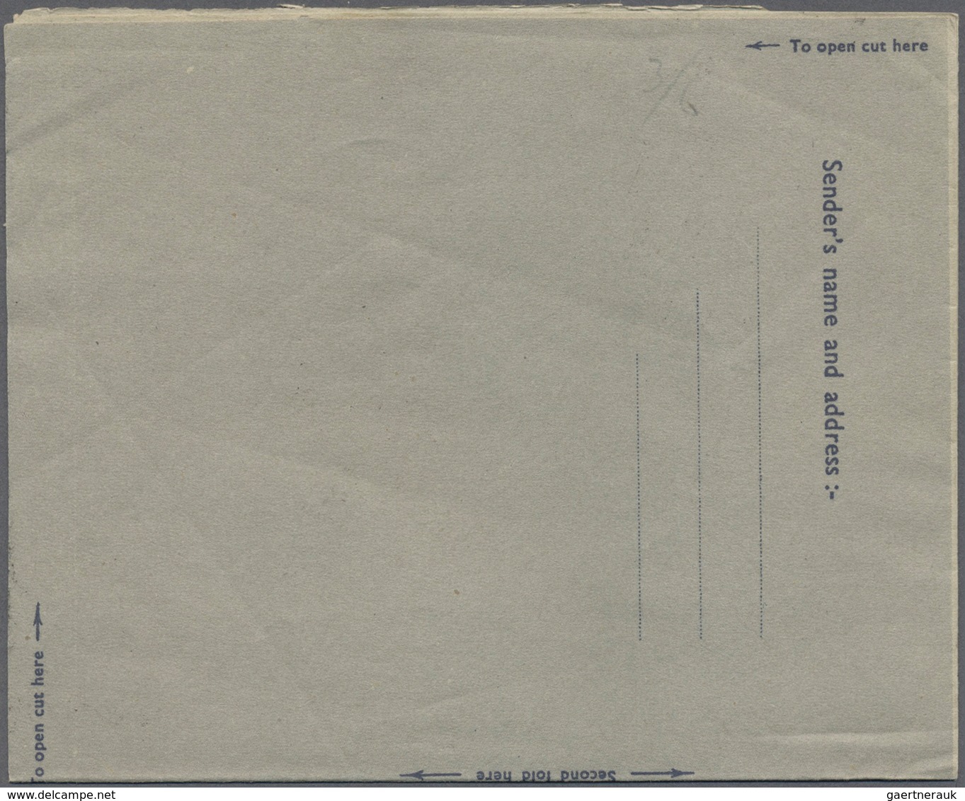 Falklandinseln: 1952/58, Four Air Letters At 6d Rate, Franked KGVI (1) Or QEII (3) On Army Form W301 - Falklandeilanden