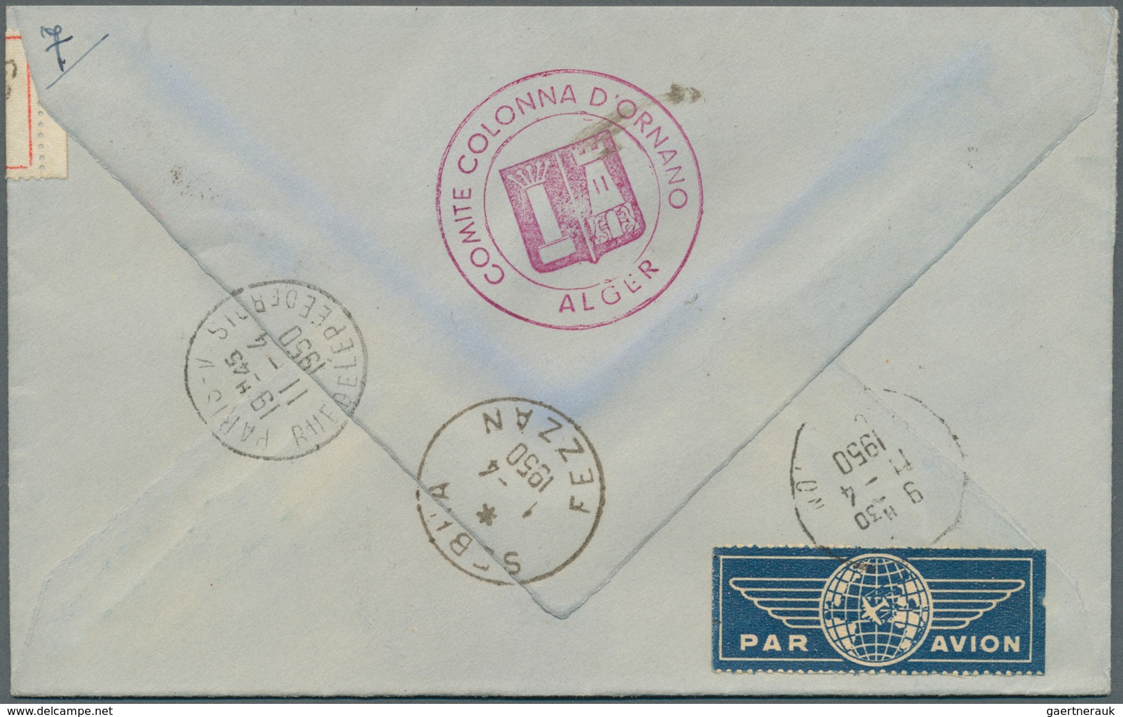 Fezzan: 1949, Definitives Pictorials/Officers, 1fr. To 50fr., Complete Set Of Eleven Values On Two R - Covers & Documents