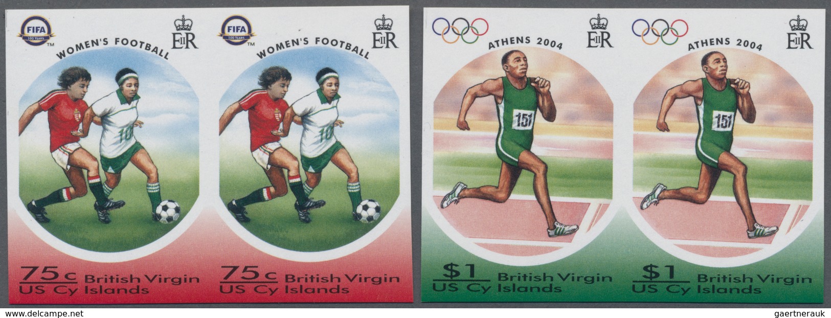 Jungferninseln / Virgin Islands: 2004, 100 Years International Football Federation (FIFA) And Summer - British Virgin Islands