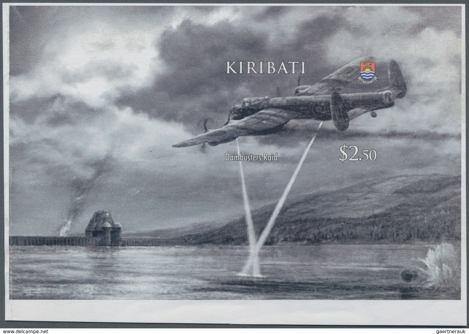 Kiribati (Gilbert-Inseln): 2008, 90th Anniversary Of Royal Air Force (RAF) Complete IMPERFORATE Set - Kiribati (1979-...)