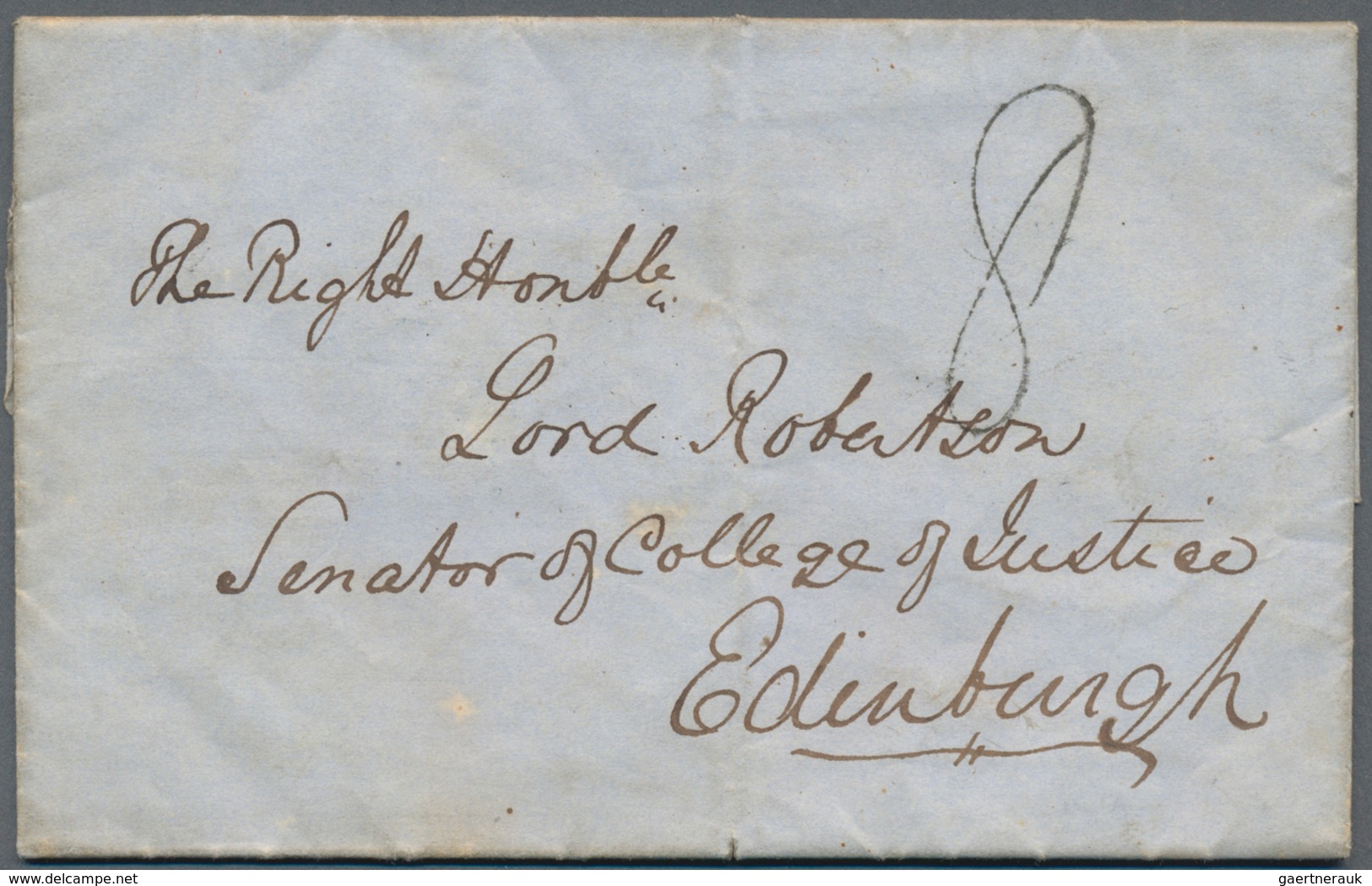 Liberia: 1849, Complete Folded Letter Written "Off The Coast Of Africa" By An Grand Bassa Inhabitant - Liberia