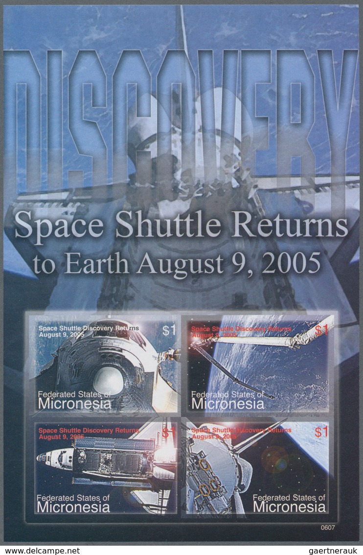 Mikronesien: 2006, Space Exploration Part Set Of Two IMPERFORATE Sheetlets With Eight Different $1 S - Micronesië