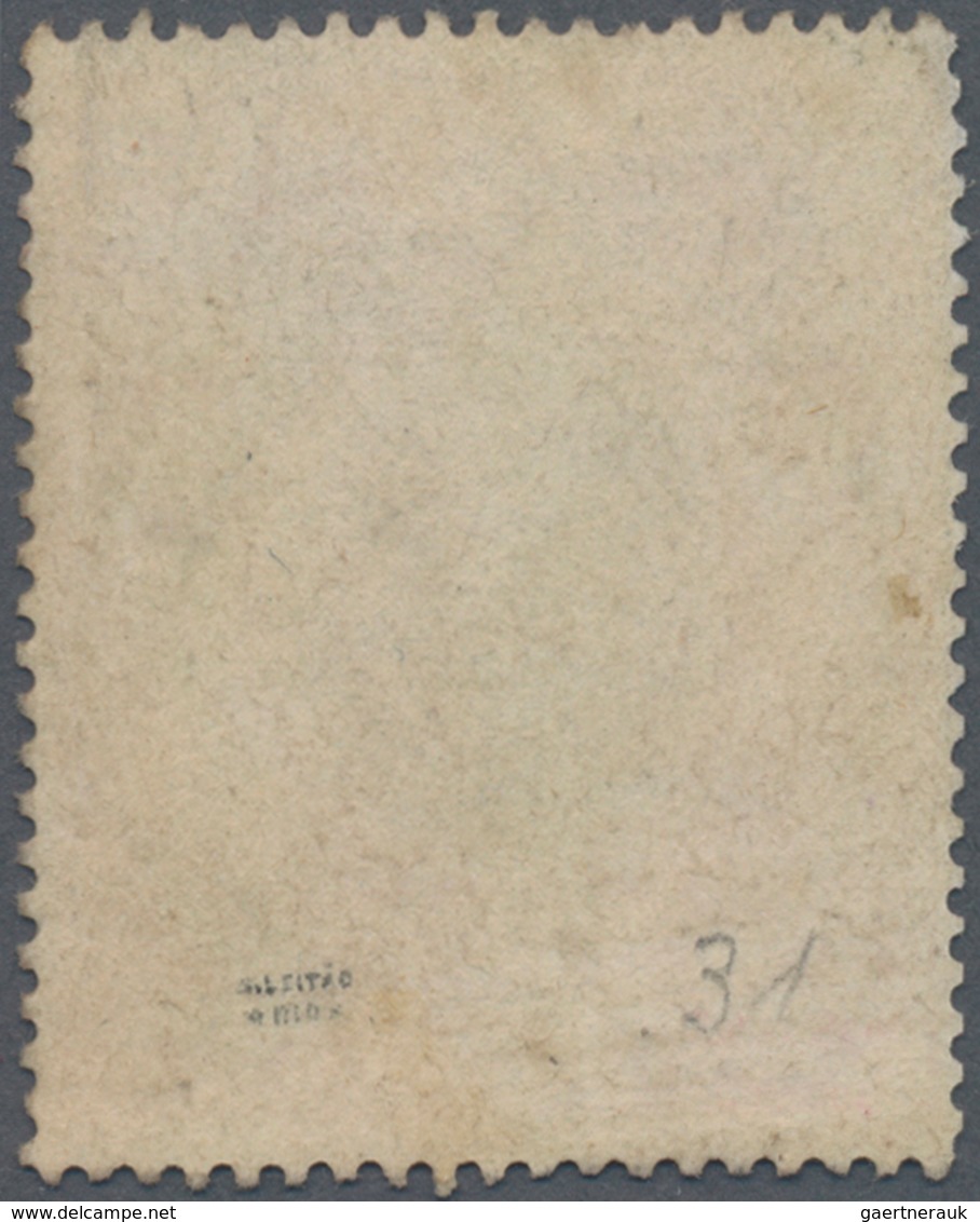 Montserrat: 1904-08 KEVII. 5s. Black & Red, Used And Cancelled By Complete Strike Of "MONTSERRAT/A/N - Other & Unclassified