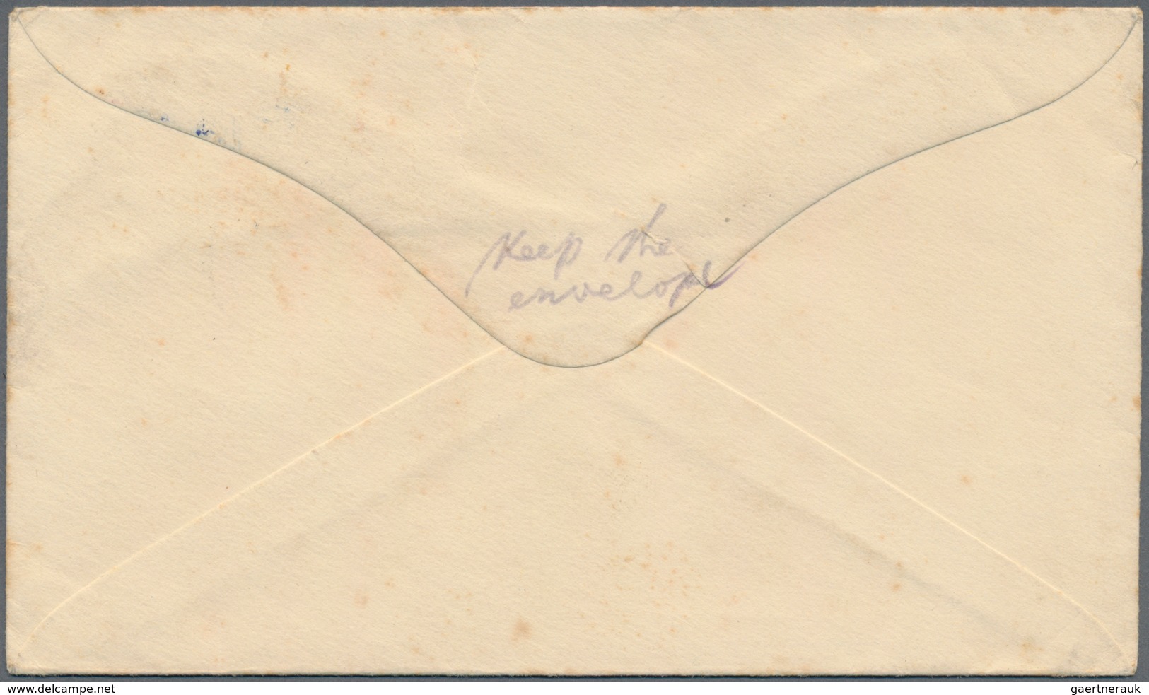 Neuseeland: 1932 (29.7.), KGV As Field-Marshall 1d. Carmine Used On Stat. Envelope KGV 1d. Red With - Covers & Documents