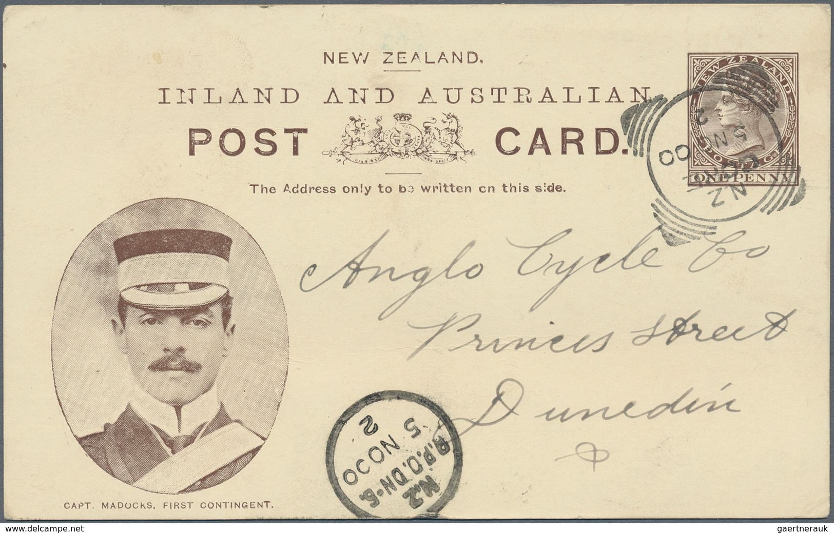 Neuseeland - Ganzsachen: 1900/1908, Six Different Pictorial Stat. Postcards QV 1d. Green Or Brown Wi - Ganzsachen