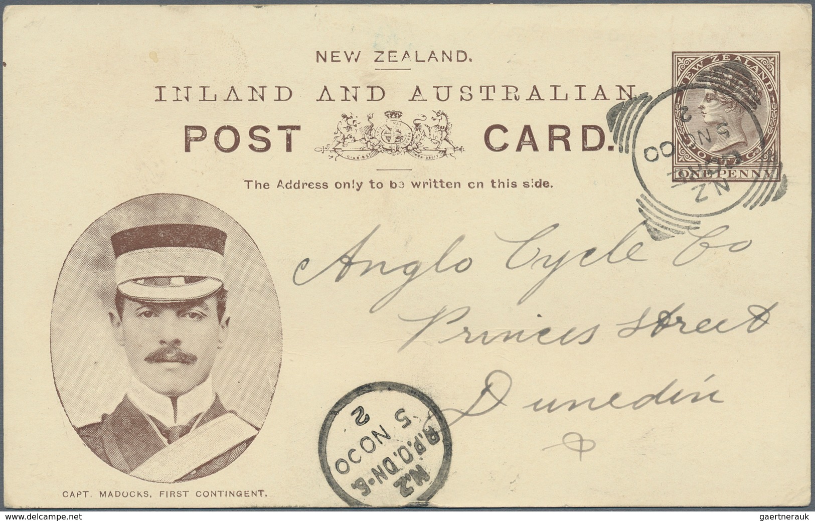 Neuseeland - Ganzsachen: 1900/1908, Six Different Pictorial Stat. Postcards QV 1d. Green Or Brown Wi - Postal Stationery