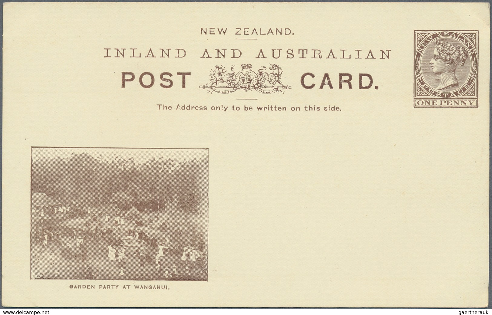 Neuseeland - Ganzsachen: 1901, pictorial stat. postcards QV 1d. brown with Boer War views at lower l