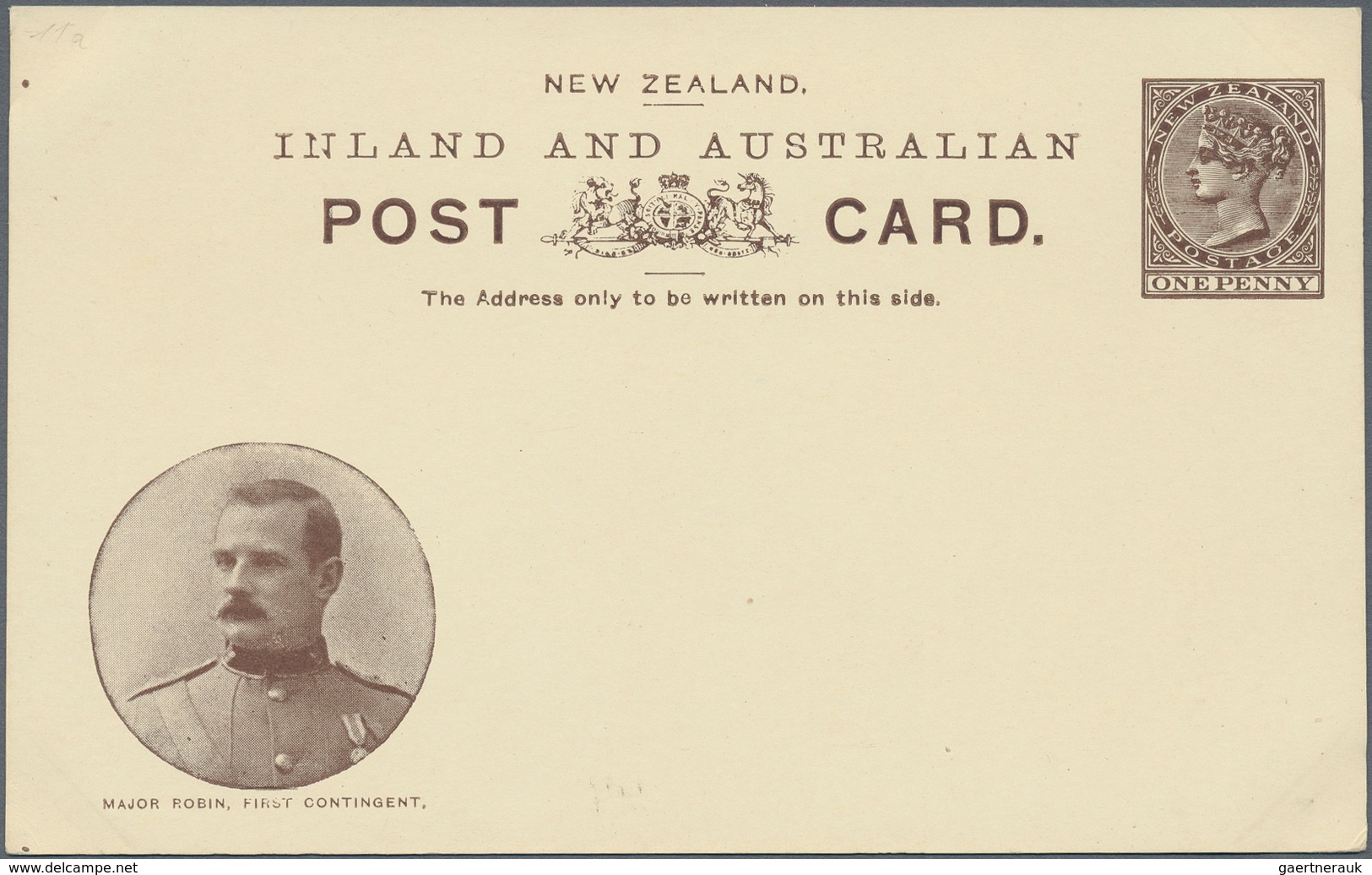 Neuseeland - Ganzsachen: 1901, pictorial stat. postcards QV 1d. brown with Boer War views at lower l