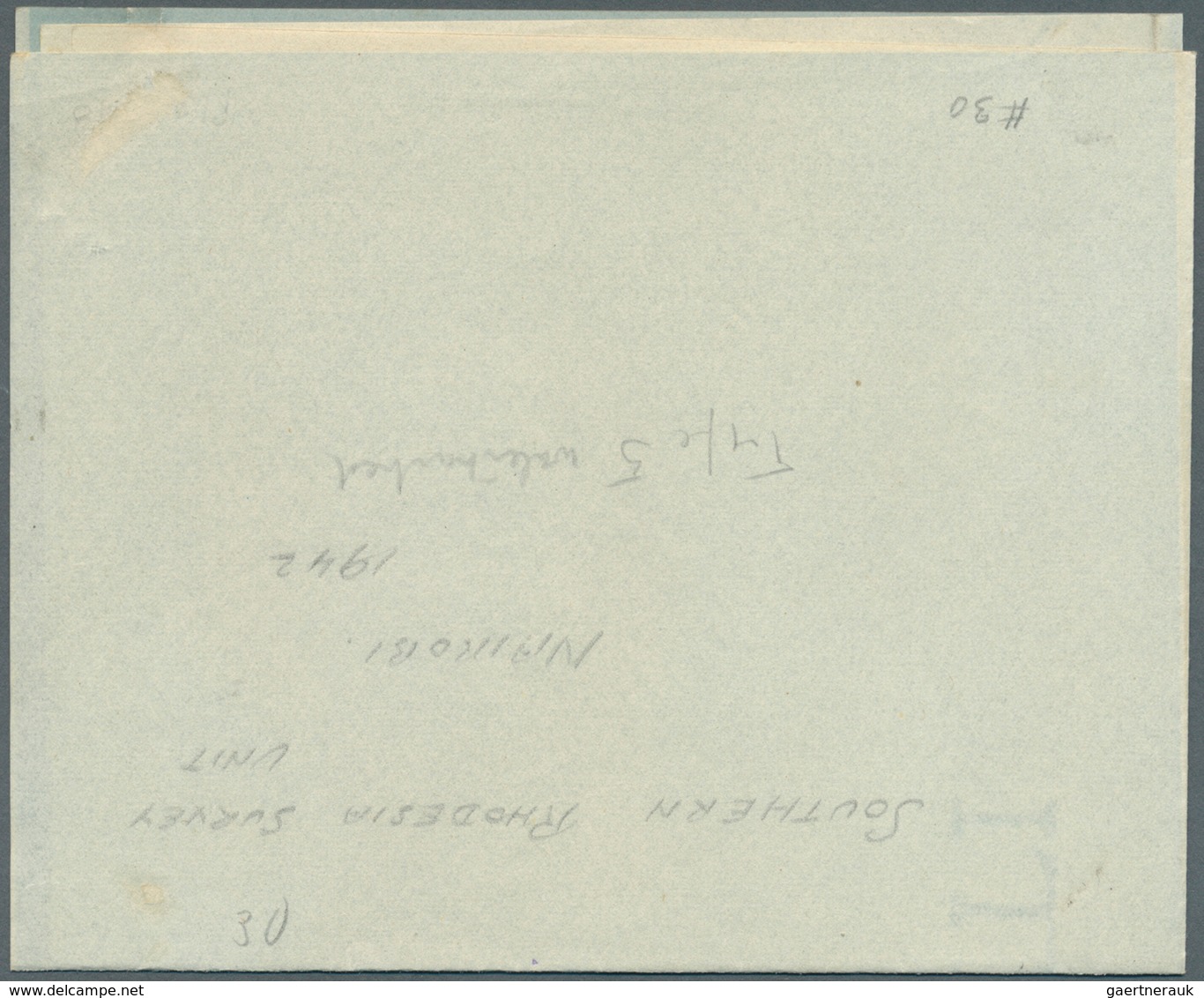 Ostafrikanische Gemeinschaft: 1941/1942, Two Different Types Of Air Mail Letter Cards In Blue On Whi - British East Africa