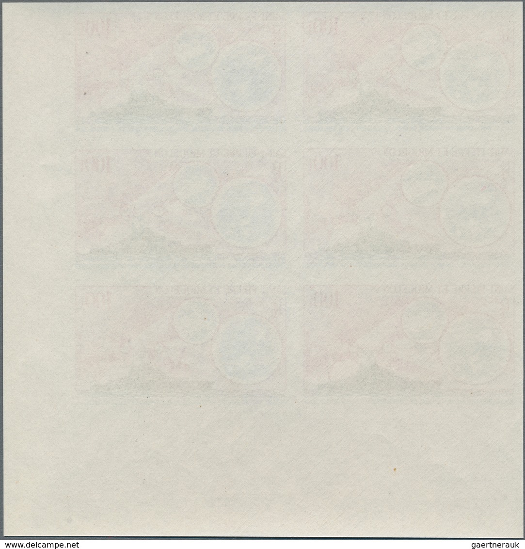 St. Pierre Und Miquelon: 1967, De Gaulle Visit, 25fr. And 100fr. Each In Imperforate Marginal Blocks - Other & Unclassified