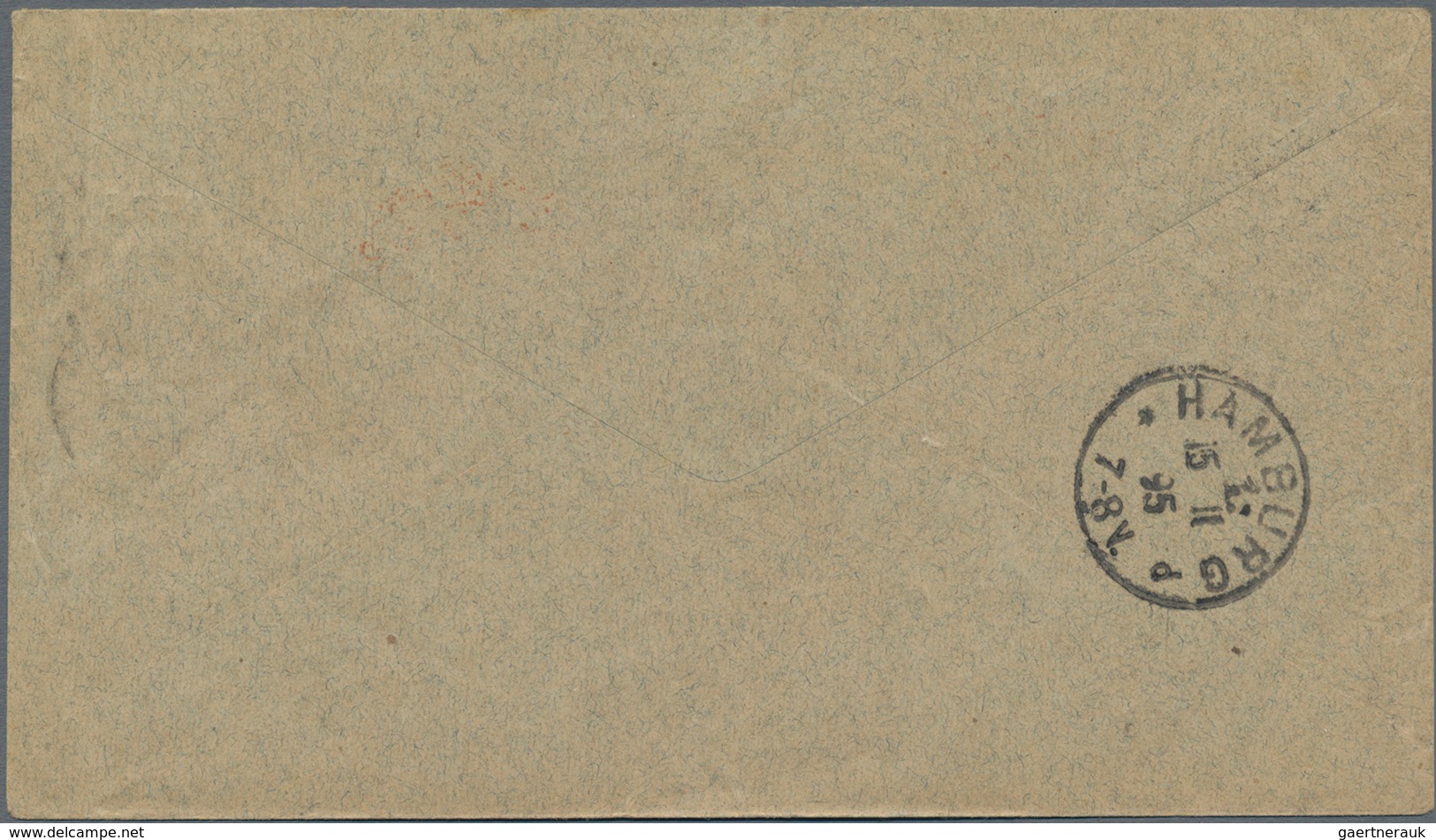 St. Vincent: 1895, 1 Sh. Red-orange Single Franking With Circle Cancel KINGSTOWN Via "REGISTERED LON - St.Vincent (1979-...)