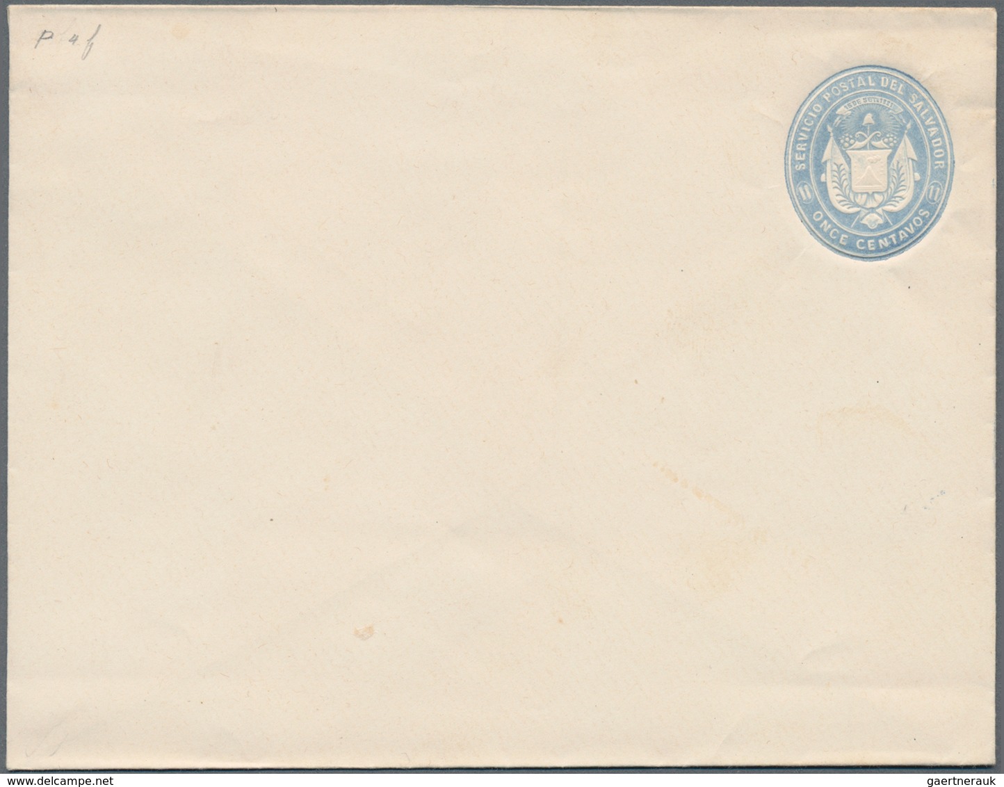 El Salvador - Ganzsachen: 1888, Two Stationery Envelopes On Private Order: Coat Of Arms 11 C Light-b - El Salvador