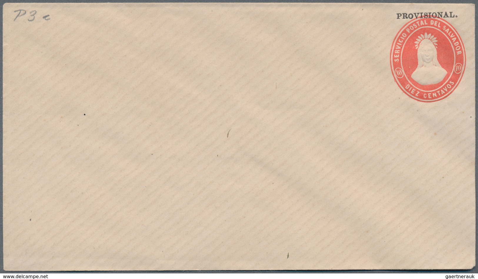 El Salvador - Ganzsachen: 1888, 10 Cent. Private Stationary Envelope In Two Different Shades Showing - Salvador