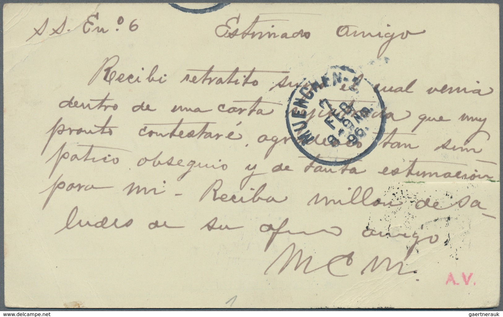 El Salvador - Ganzsachen: 1896, Two Stationery Cards: 1 C Uprated 2 C And 2 C Uprated 1 C Both Sent - El Salvador