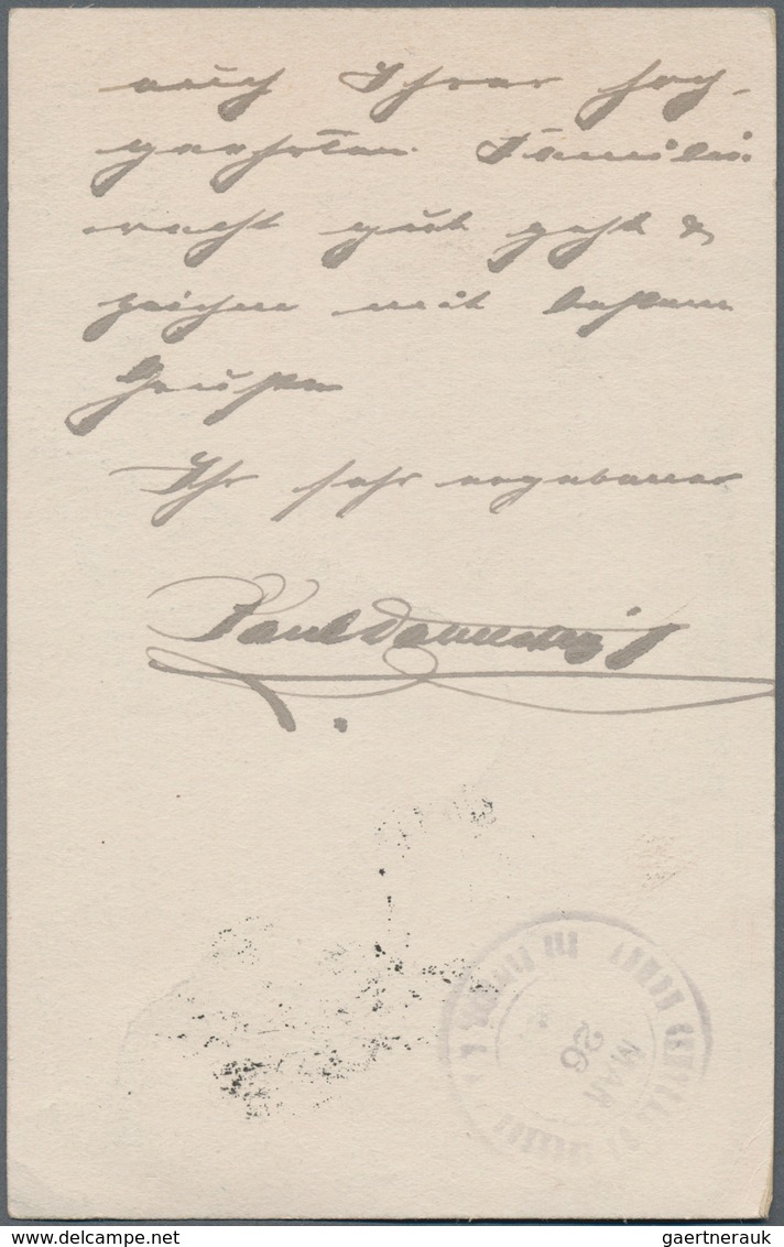 El Salvador - Ganzsachen: 1897, Stationery Card 1 C Uprated 2x 1 C "Republica Mayor..." Sent From "S - El Salvador