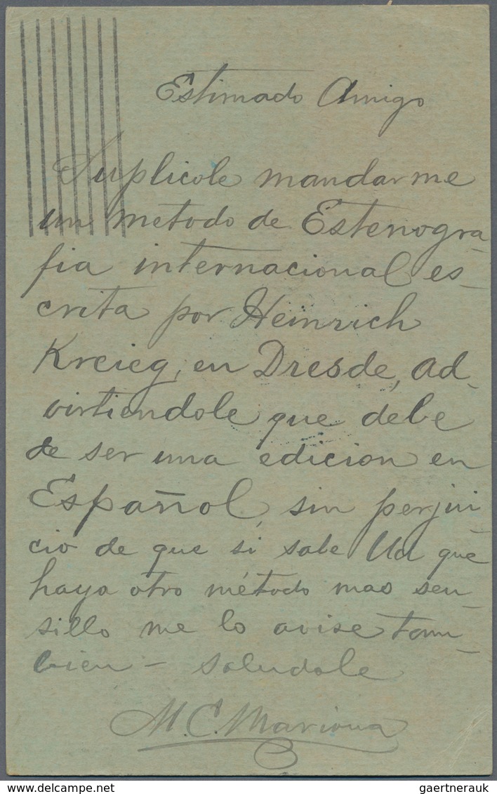 El Salvador - Ganzsachen: 1899, Two Stationery Cards: 2 C Uprated Uprated "1900 1 CENTAVO" And 1 C U - El Salvador
