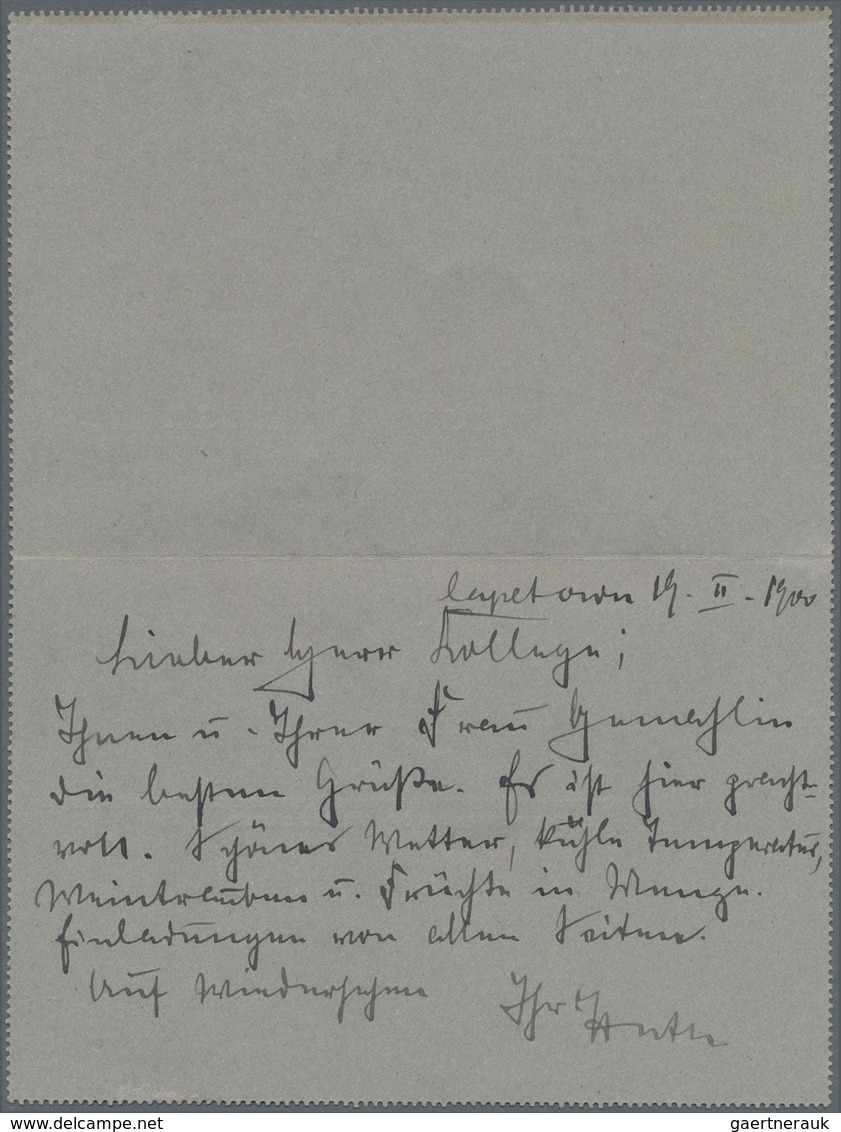 Kap Der Guten Hoffnung - Ganzsachen: 1900 (20.2.), Lettercard QV In Oval 1d. Red Uprated With 'seate - Kaap De Goede Hoop (1853-1904)