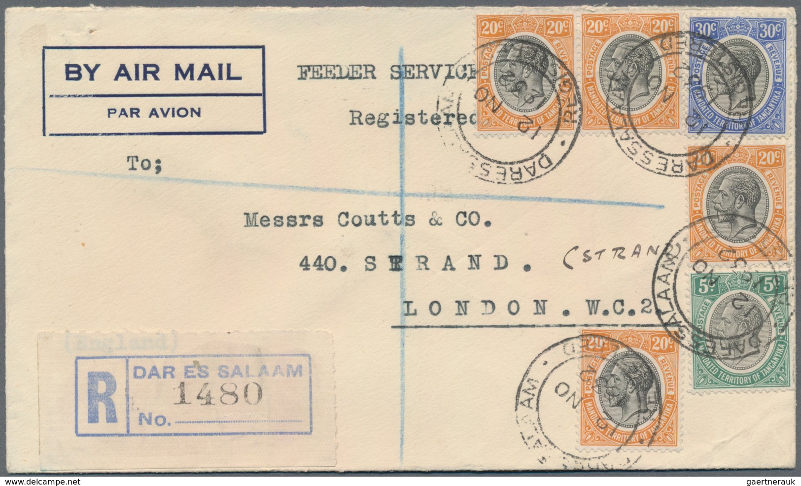 Südafrika: 1908-32 Three Registered Covers, With 1) 1908 Cover From Port Elizabeth To Dunedin, NEW Z - Other & Unclassified