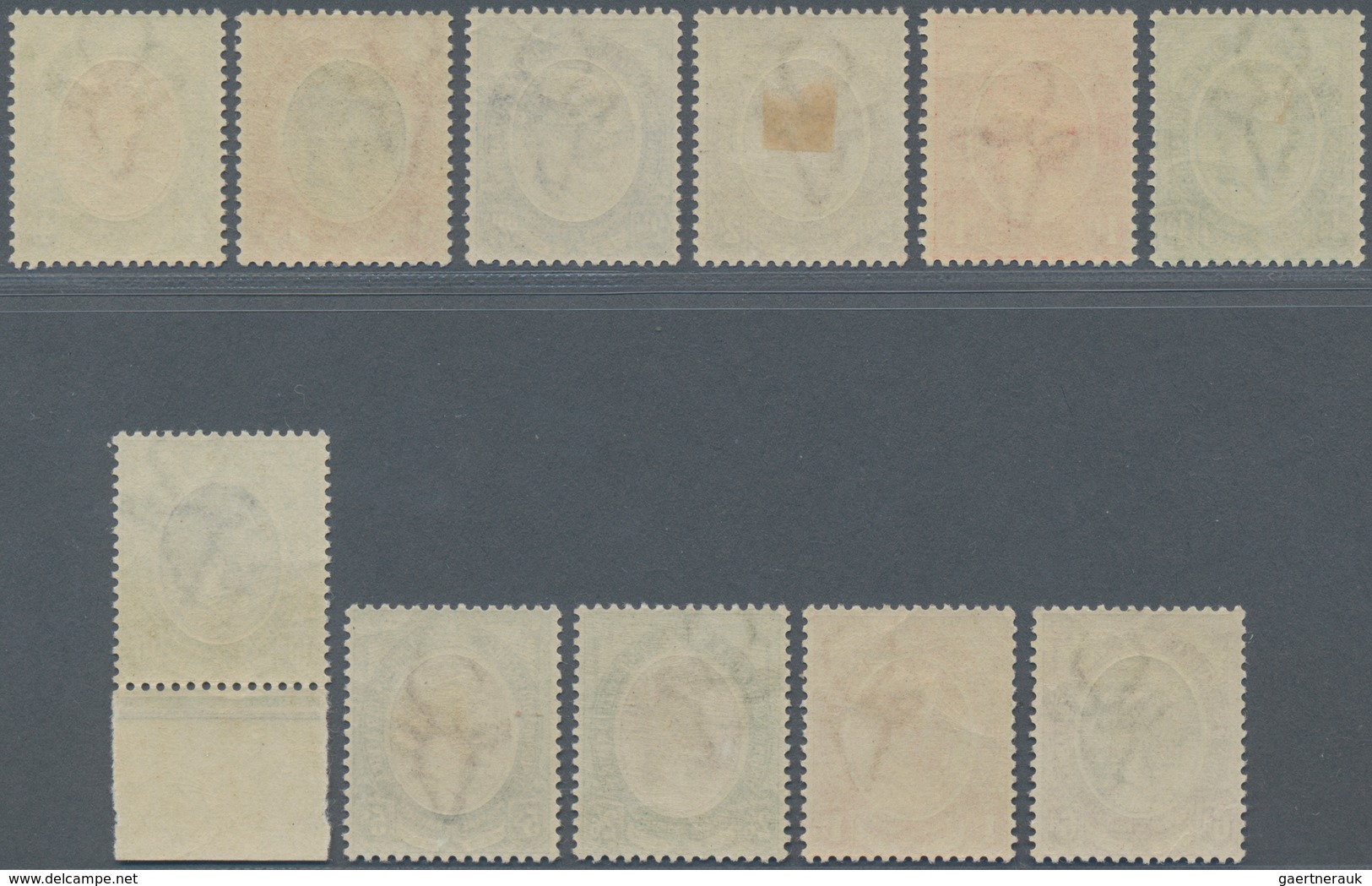 Südafrika: 1913, KGV Definitives Part Set Of 11 Form ½d. To 10s., Mint Lightly Hinged, SG. £ 400 - Sonstige & Ohne Zuordnung