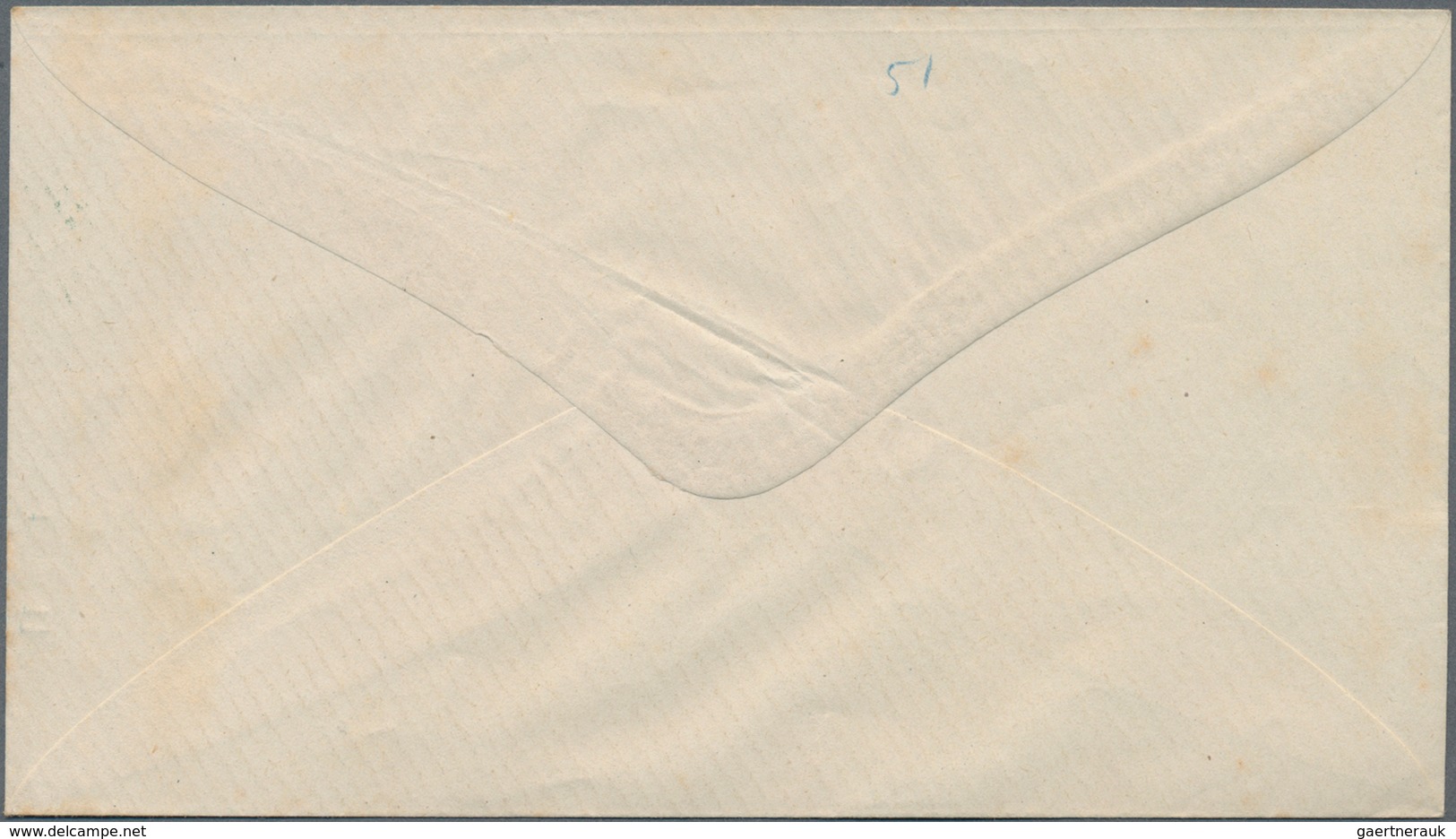 Uruguay - Ganzsachen: 1887, Stationery Envelope 5 C Green, IMPRINT SHIFTET TO RIGHT (only Half Impri - Uruguay