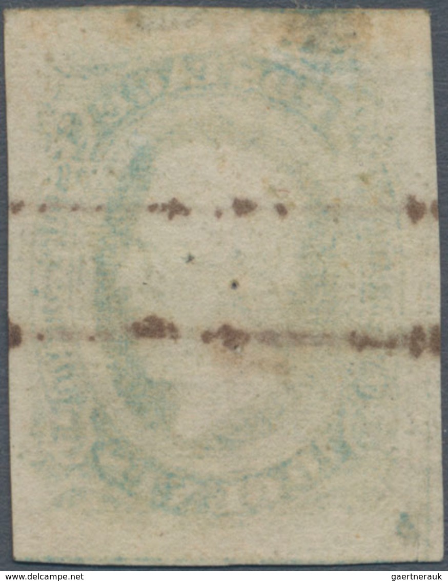 Konföderierte Staaten Von Amerika - Allgemeine Ausgabe: 1863 'Jefferson Davis' 10c. Blue With Frame - 1861-65 Confederate States