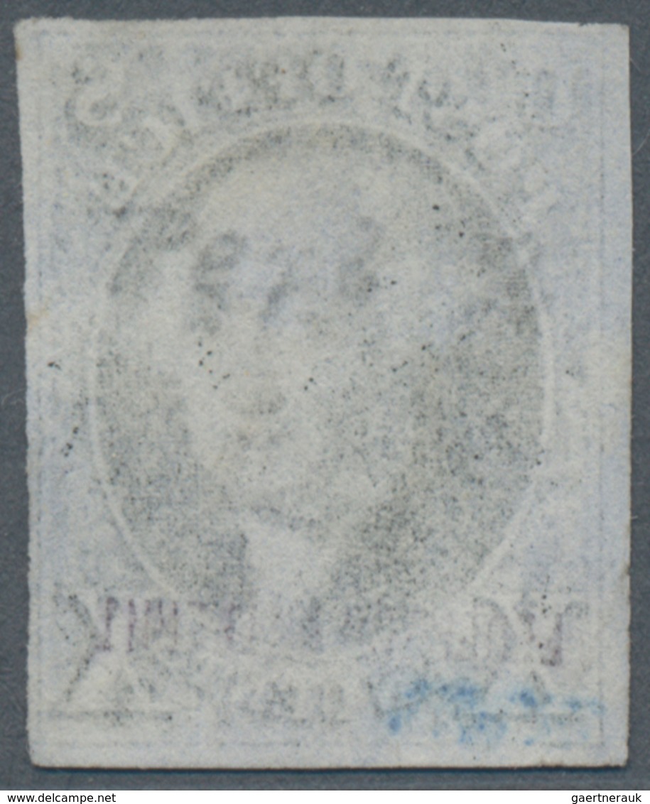 Vereinigte Staaten Von Amerika: 1847 'Washington' 10c. Black, Imperf, With A Manuscript Cancellation - Used Stamps