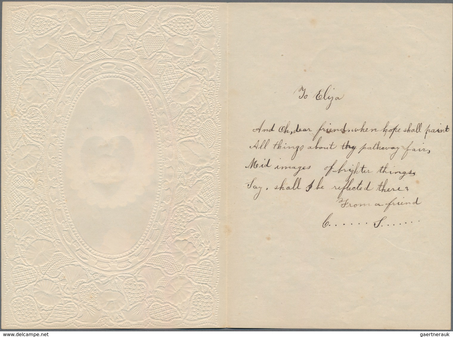 Vereinigte Staaten Von Amerika: 1862/94, 3 C. Single Franking On A Wonderful Cover With Ornamental E - Gebraucht