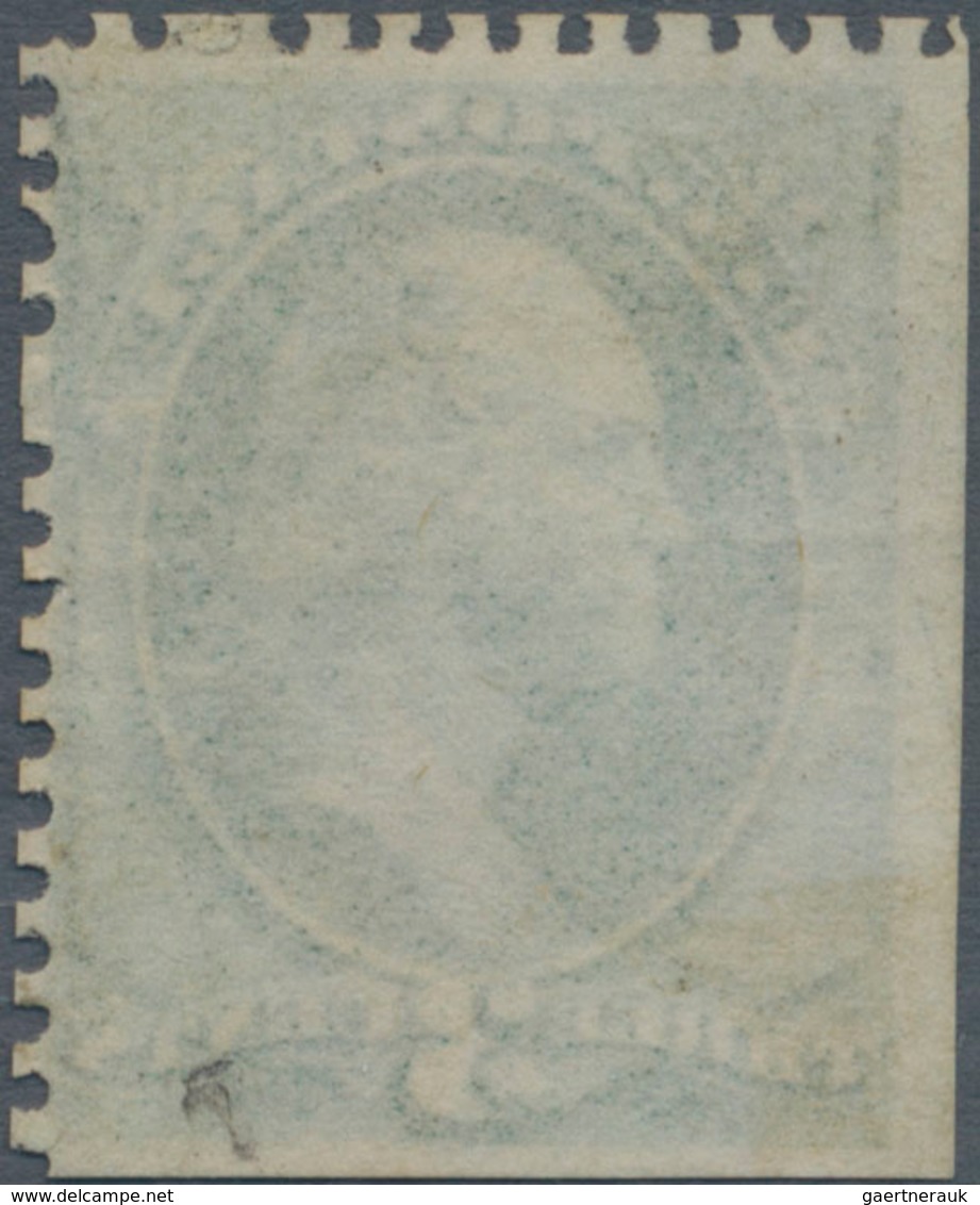 Vereinigte Staaten Von Amerika: 1875 Special Printing 3c. Blue-green, Perf 12, Unused Without Gum As - Used Stamps