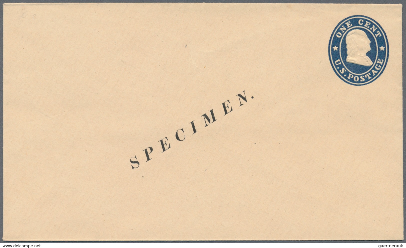 Vereinigte Staaten Von Amerika - Ganzsachen: 1860/61: 1c Franklin Star Die, No Period After "Postage - Other & Unclassified