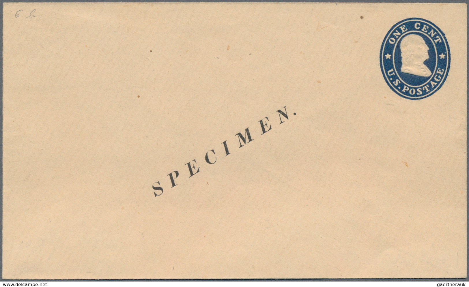 Vereinigte Staaten Von Amerika - Ganzsachen: 1860/61: 1c Franklin Star Die, No Period After "Postage - Other & Unclassified