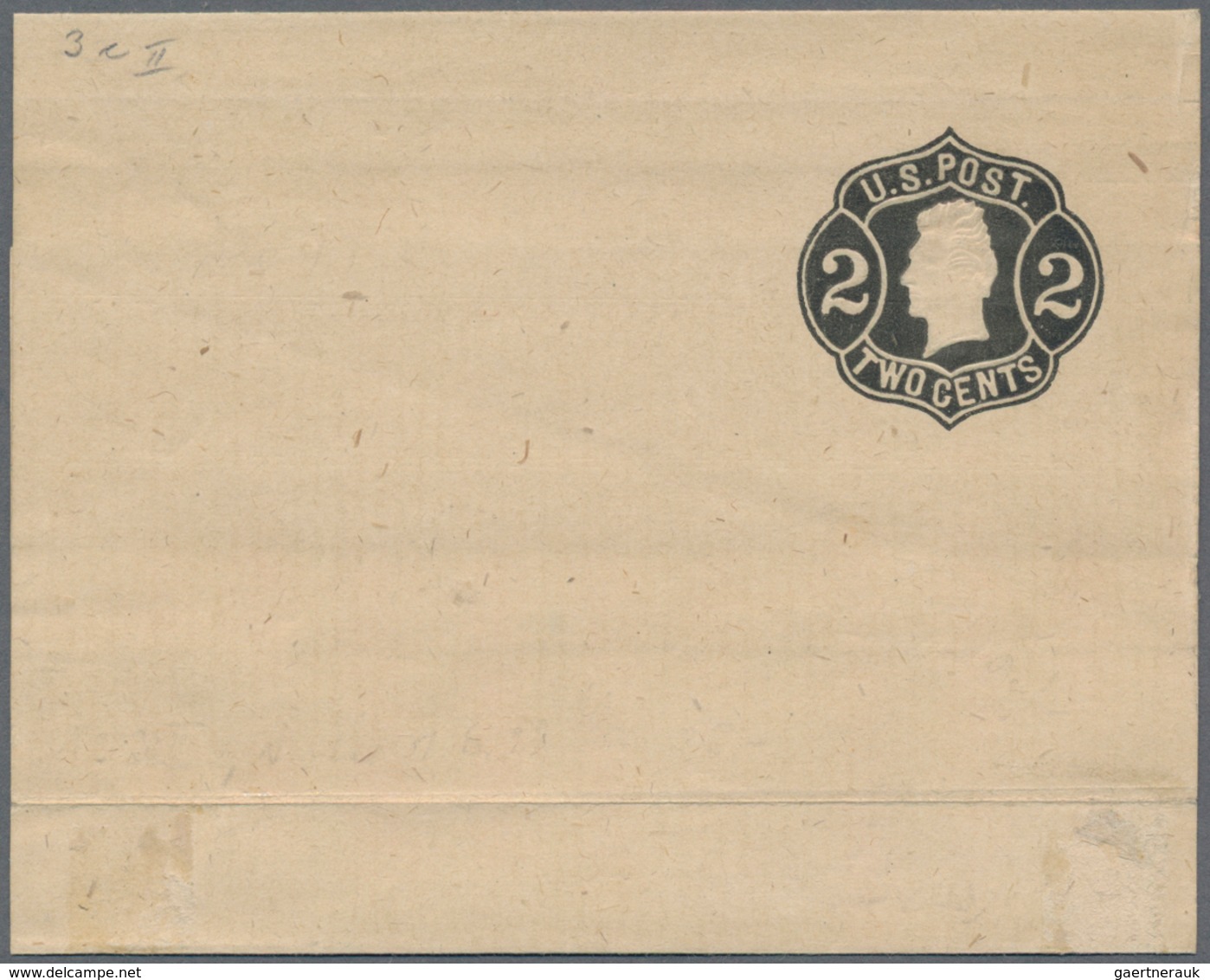 Vereinigte Staaten Von Amerika - Ganzsachen: 1863/64: 2c Jackson Wrapper (Scott W51), Mint, Very Fin - Sonstige & Ohne Zuordnung