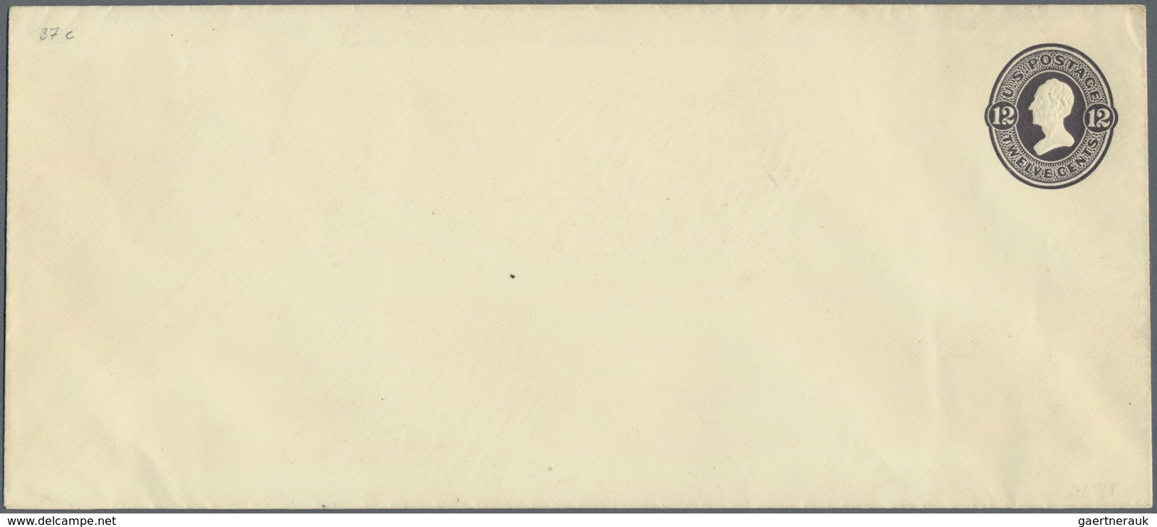 Vereinigte Staaten Von Amerika - Ganzsachen: 1870/71: 12c Plum On Amber, Reay (Scott U94), Mint Lega - Sonstige & Ohne Zuordnung