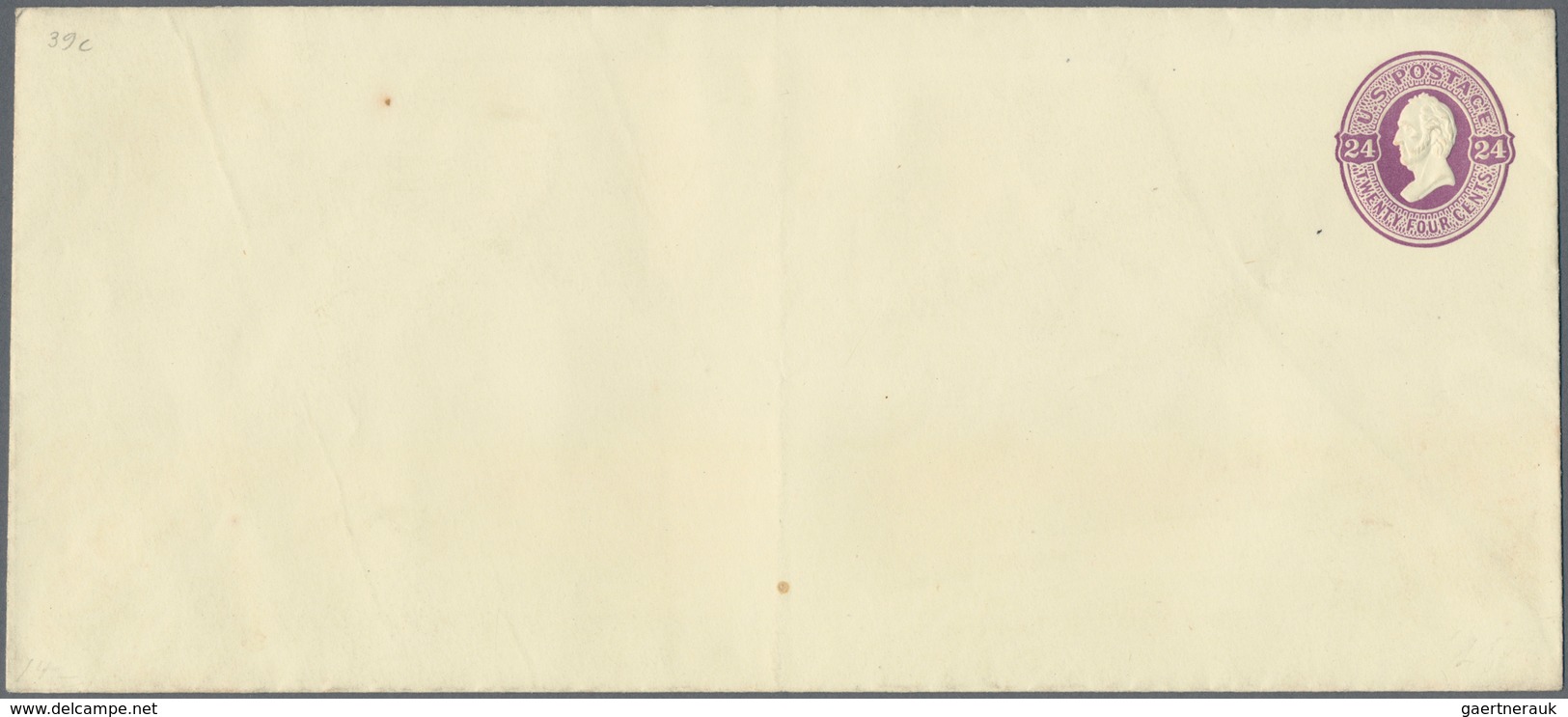 Vereinigte Staaten Von Amerika - Ganzsachen: 1870/71: 24c Purple On Amber, Reay (Scott U100), Mint L - Sonstige & Ohne Zuordnung