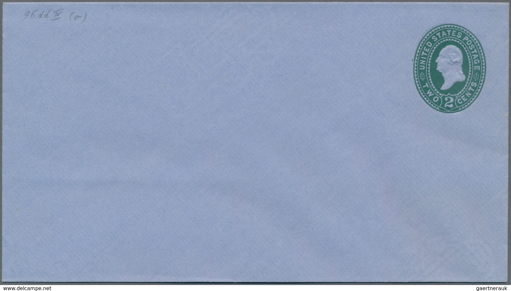 Vereinigte Staaten Von Amerika - Ganzsachen: 1883: 2c Green On Blue, Plimpton & Morgan (Scott U321), - Sonstige & Ohne Zuordnung