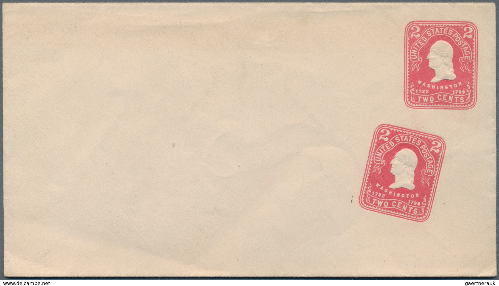 Vereinigte Staaten Von Amerika - Ganzsachen: 1904 Unused Postal Stationery Envelope 2 Cents Red On W - Andere & Zonder Classificatie
