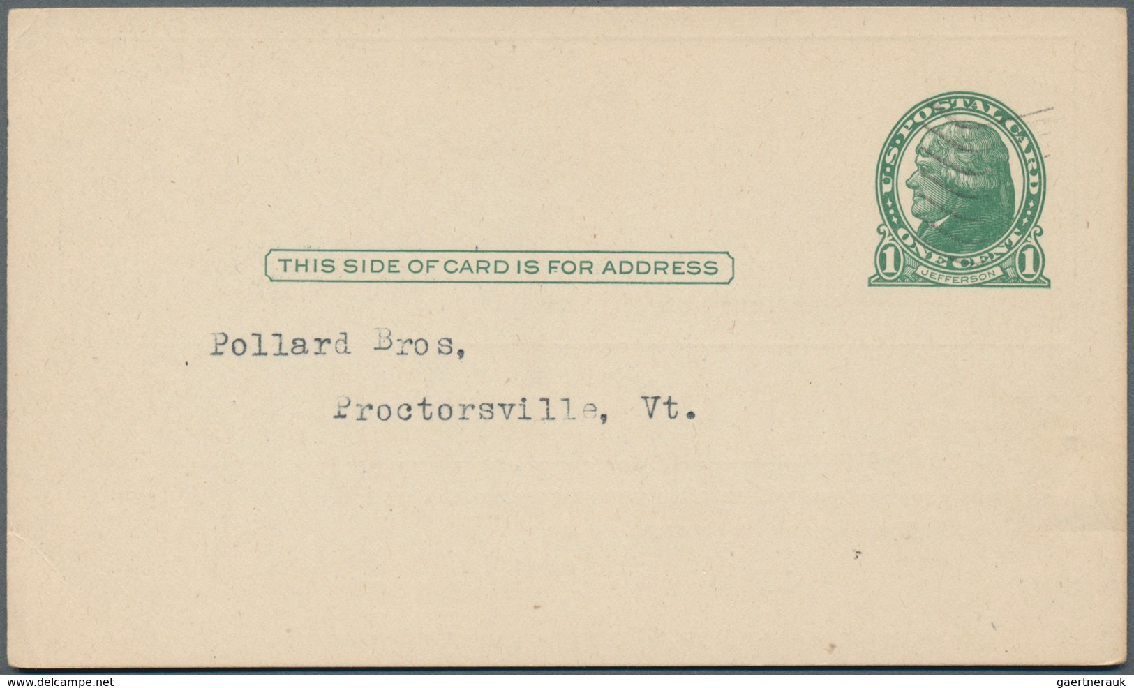 Vereinigte Staaten Von Amerika - Ganzsachen: 1921 Commercially Used Postal Stationery Card With Addi - Other & Unclassified