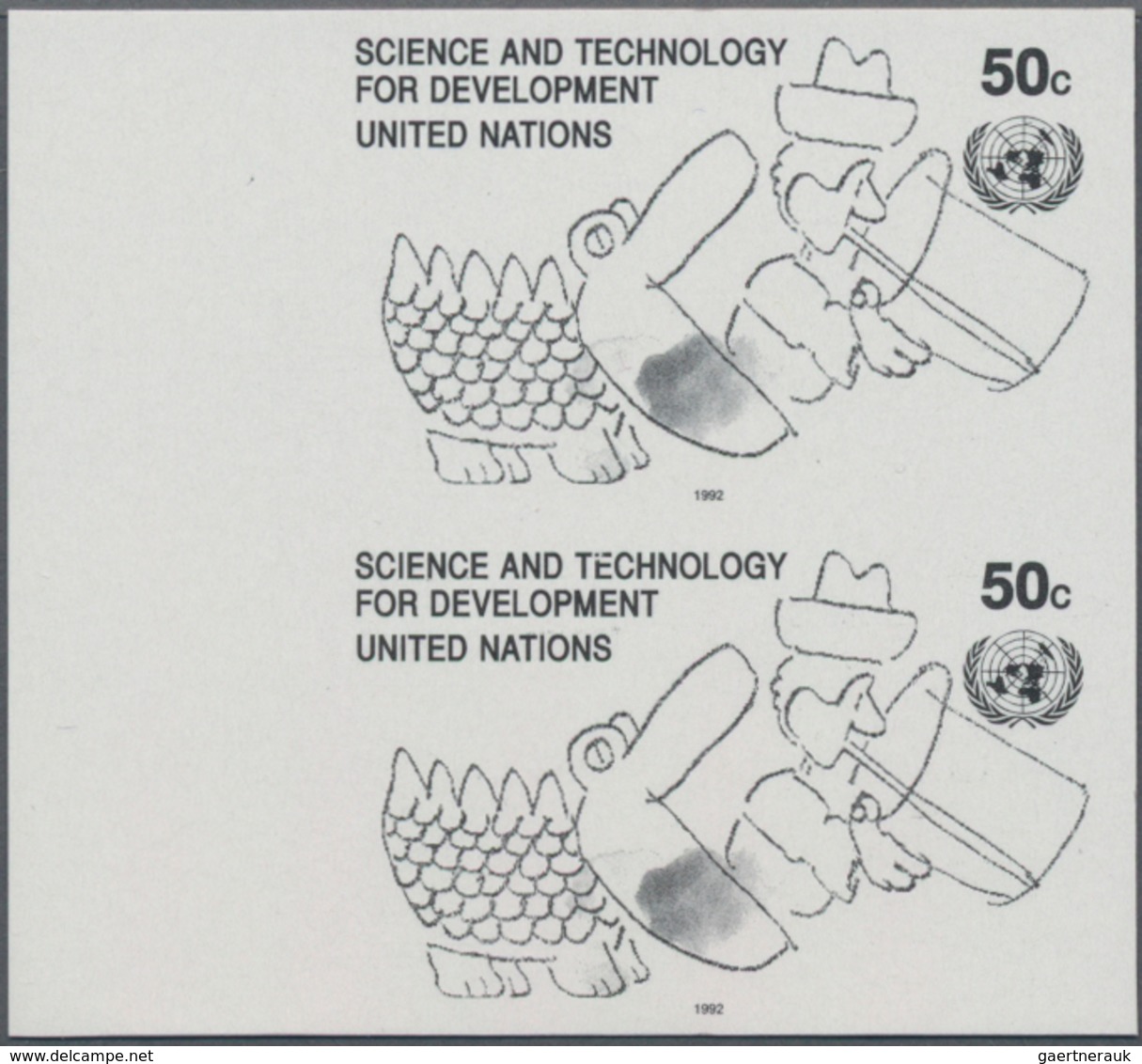 Vereinte Nationen - New York: 1992, Science And Technology For Development 50c. In Six Different Ver - Andere & Zonder Classificatie