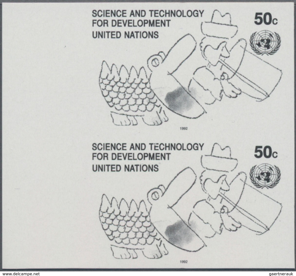 Vereinte Nationen - New York: 1992, Science And Technology For Development 50c. In Six Different Ver - Other & Unclassified