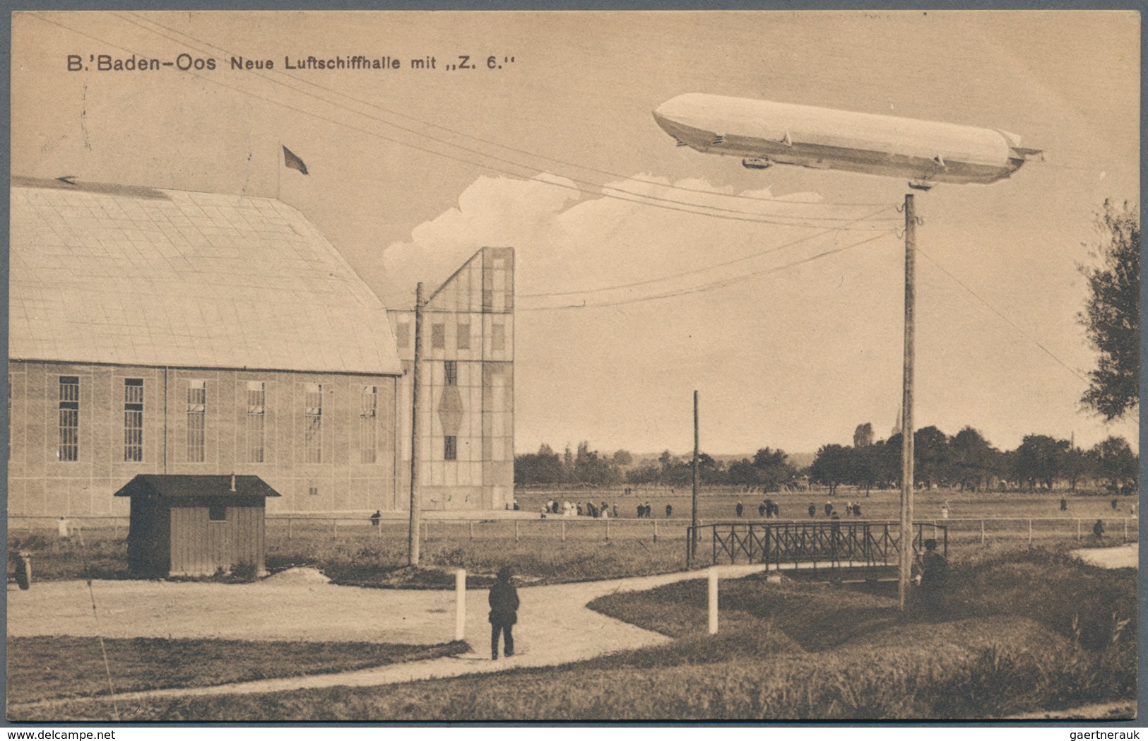 Zeppelinpost Deutschland: 1910, Zwei Dekorative Ansichtskarten: Parseval-Luftschiff VI, Karte Ab Kie - Luchtpost & Zeppelin